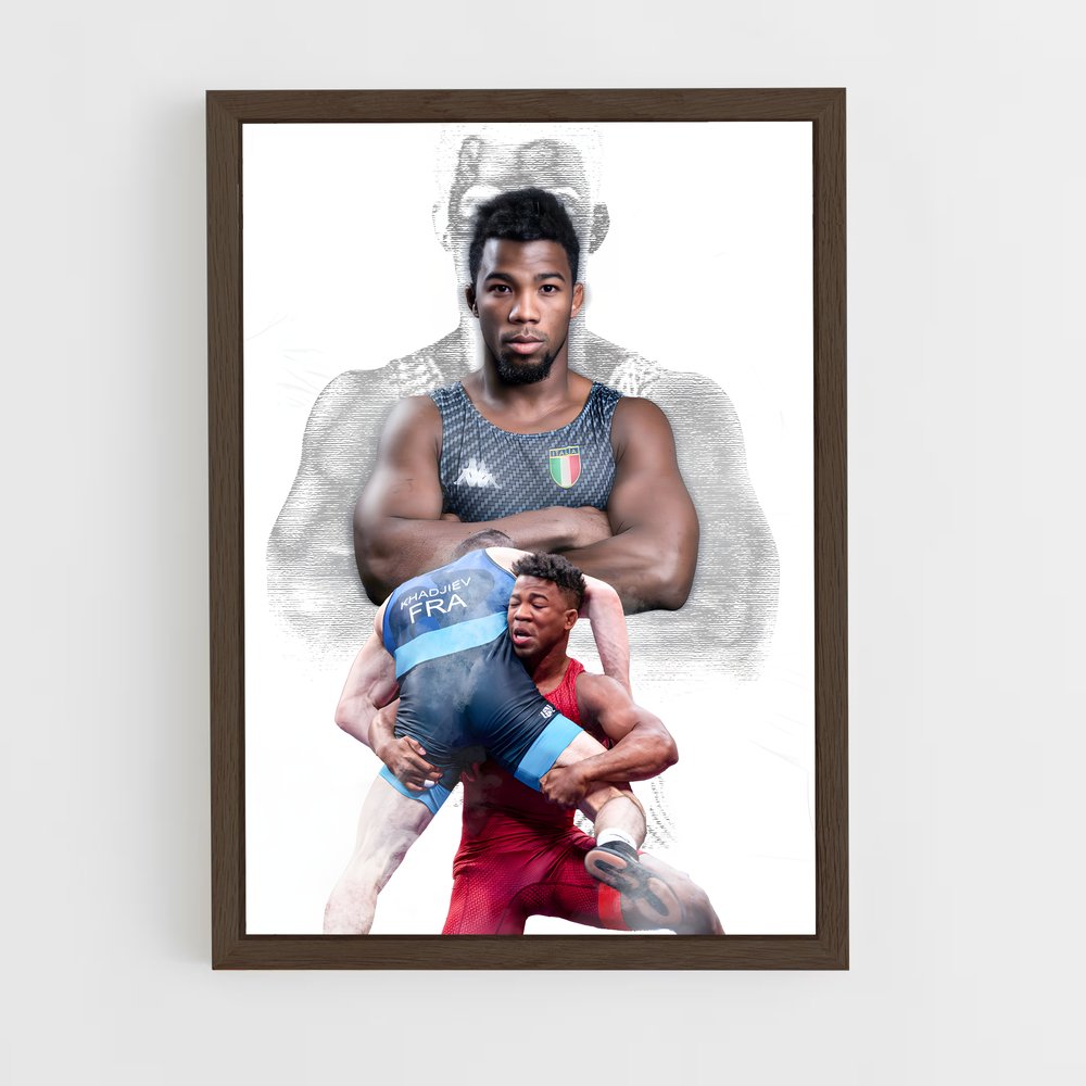 Poster Frank chamizo – affiche Lutte (vue 5)